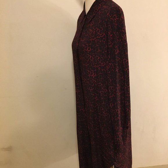 Marina Sport Long Sleeve Red Cheetah Print Dress - Picture 4 of 11